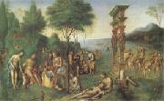 Lorenzo Costa The Reign of Comus (mk05) oil painting on canvas